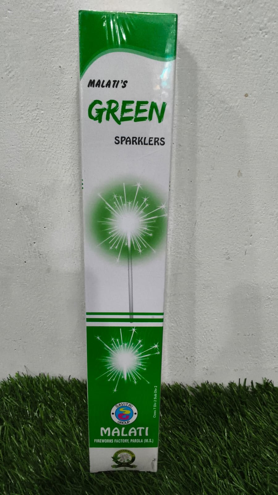 15cm Green Sparklers